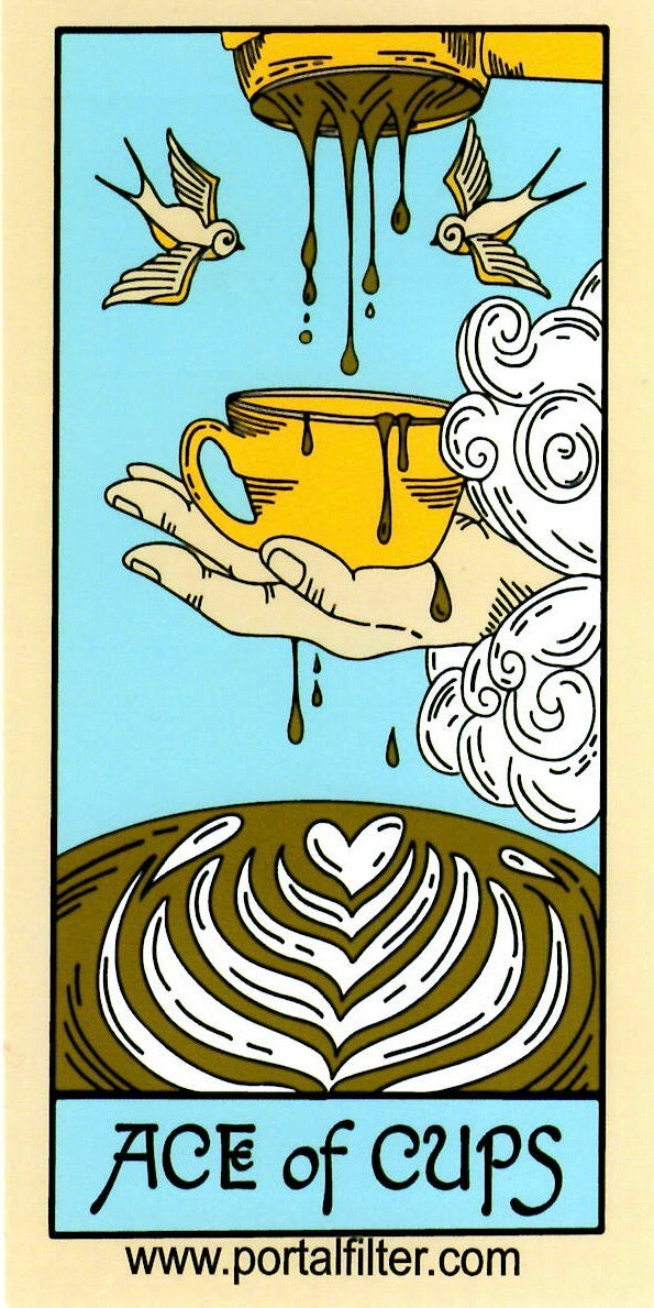 Sticker - Ace of Cups FREE SHIPPING